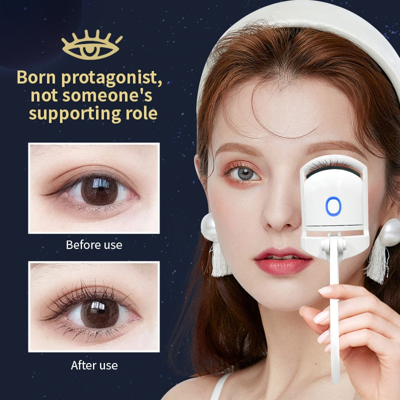 Electronically Heated Eyelash Curler